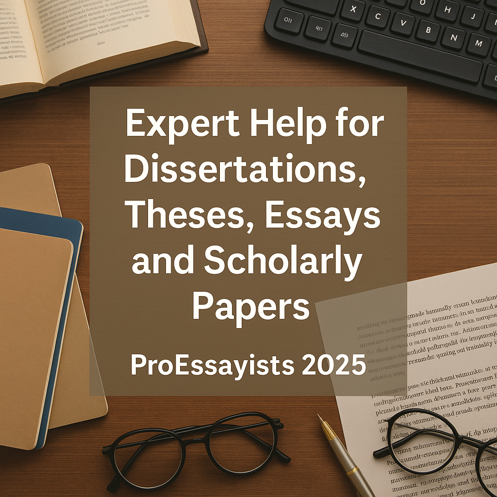 Expert Help for Dissertations, Theses, Essays, and Scholarly Papers – ProEssayists 2025